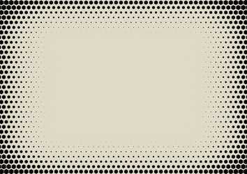 2d abstract geometric wave hex halftone pattern vector image