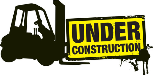 Under construction vector