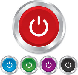 power sign icon switch on symbol vector image