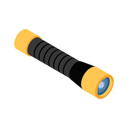 scuba diving flashlight composition vector image