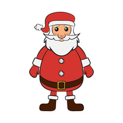 santa claus father frost vector image