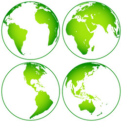 Globes vector