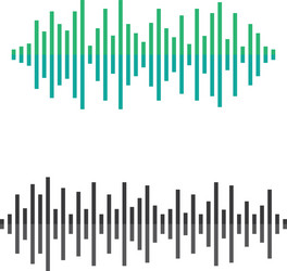 sound wave icon vector image