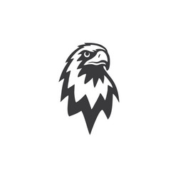 eagle head logo vector image