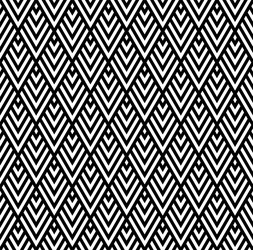 Seamless geometric pattern in style art deco vector