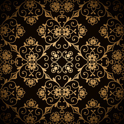 gold ornament vector image