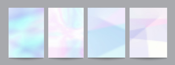 set of template with soft pastel backgrounds vector image