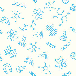 back to school background science seamless vector image