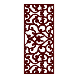 cnc pattern with butterfly decorative panel vector image