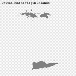 high quality map state united states vector image