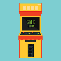 retro arcade game vector image