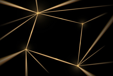 Gold and black background luxury texture vector