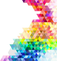 multicolored mosaic background vector image