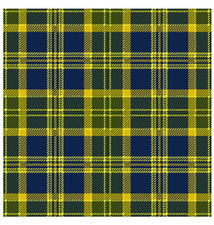 yellow tartan design vector image