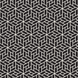 seamless lines mosaic pattern modern vector