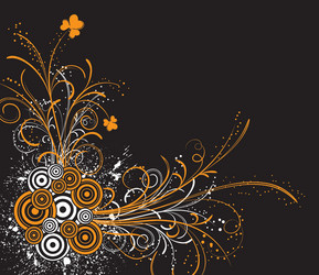 background flower vector image