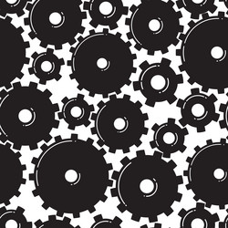 Gears seamless vector