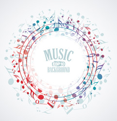 music background vector image