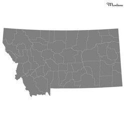 High quality map state united states vector