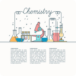 chemistry vector image