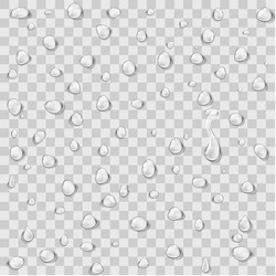 set of transparent realistic pure clear water vector image