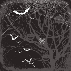 halloween background dark vector image