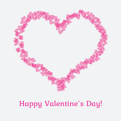 valentines day card vector image