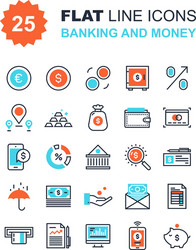 banking and money vector image