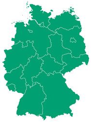 map of germany vector image