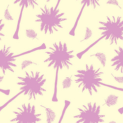 palm tree pattern seamless hand drawn textures vector image