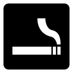 Smoking icon vector