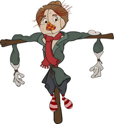 scarecrow vector image