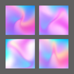 holographic gradient vector image