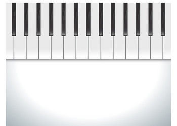 keyboard piano vector image