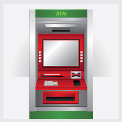 atm automatic teller machine vector image