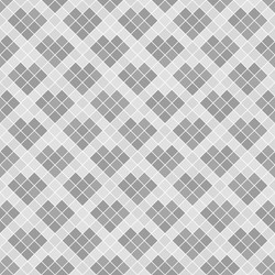 gray diamond pattern with hearts seamless vector image