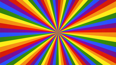 rainbow rays background vector image