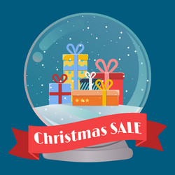 For christmas sale banner vector