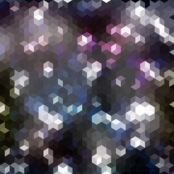 seamless abstract geometric pattern with hexagons vector image