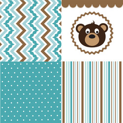 baby pattern set vector image