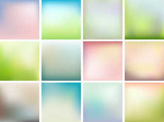 set of abstract backgrounds vector image