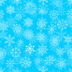 Seamless pattern with snowflakes vector