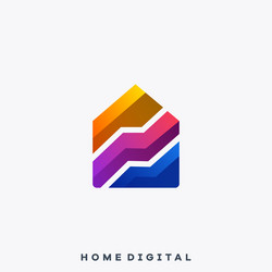 Home business real estate template vector