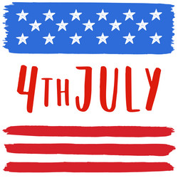 4th of july vector image