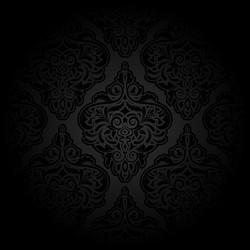 Damask background vector