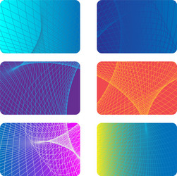 covers design backgrounds for a credit card vector image