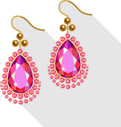 earrings set vector image