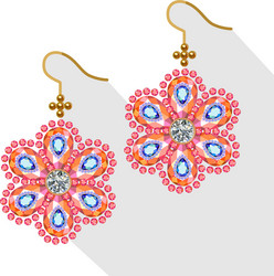 earrings set vector image