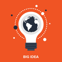 big idea vector image