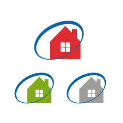 Real estate icons vector